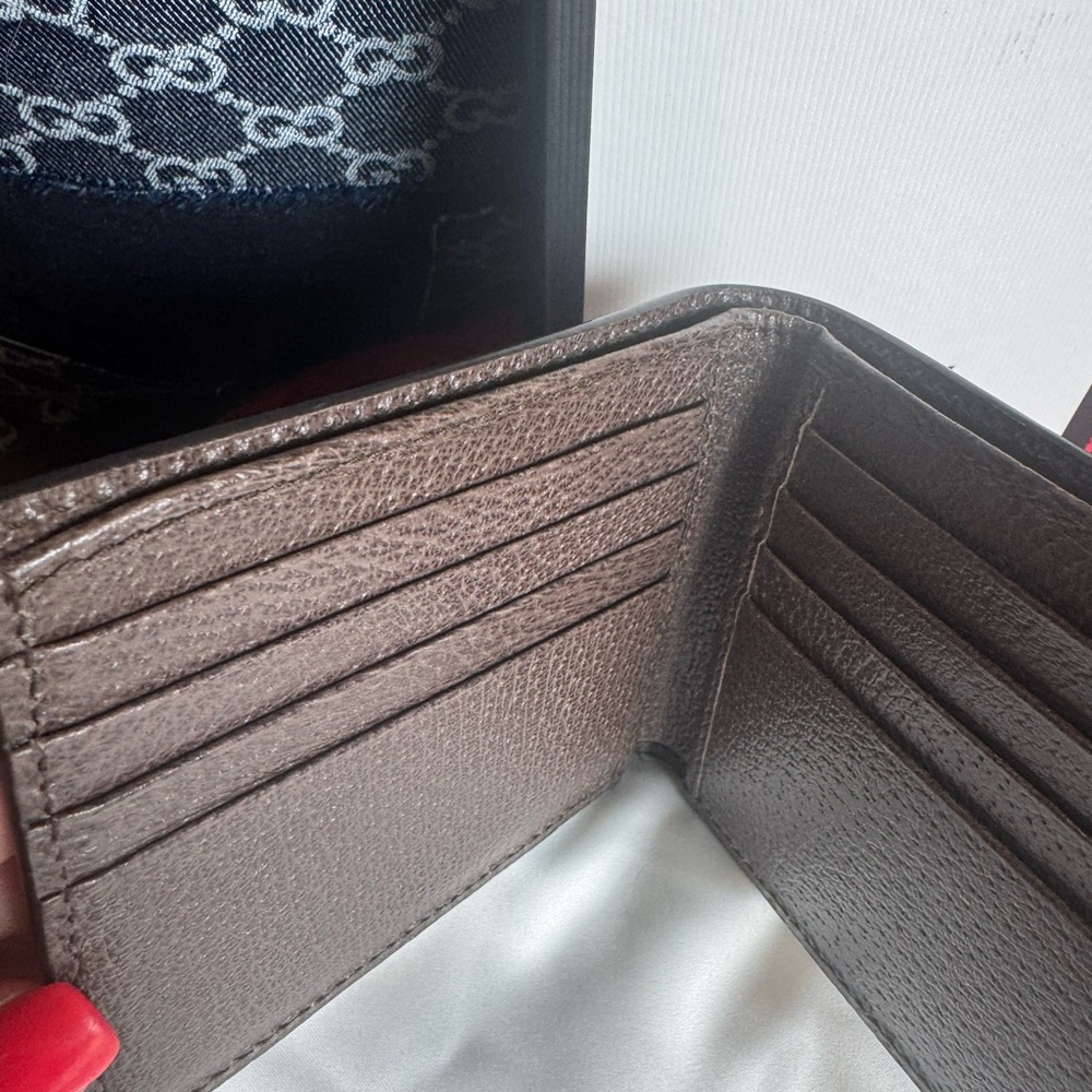 Gucci Supreme Monogram Tian Bifold Men’s Wallet - Picture 5 of 8